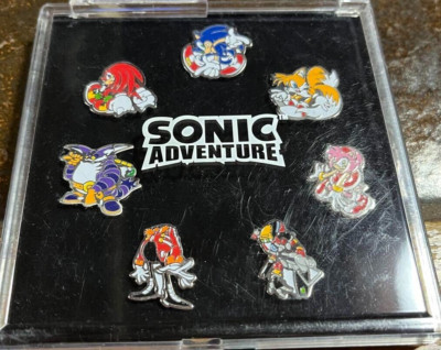 ソニックアドベンチャー 1998 ピンバッジ ピンズ Sonic the Hedgehog Sonic Adventure Pin Badge Set limited