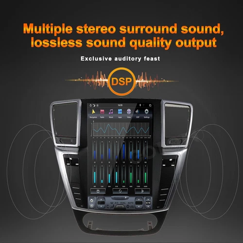 For Mercedes-Benz ML GL W164 X164 2012-2016 Car Radio Tesla screen 2Din Stereo - Picture 6 of 10