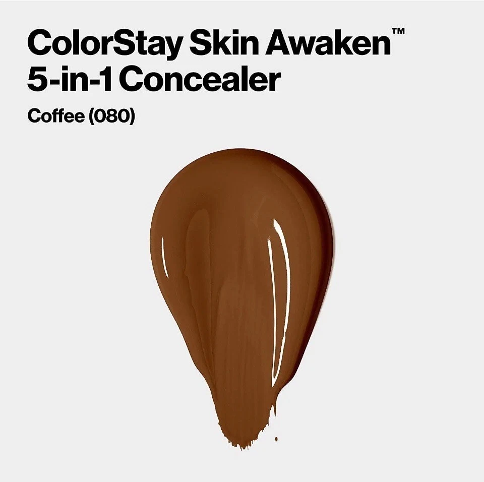 Revlon Colorstay Concealer Skin Awaken 8ml 5in1 080 Coffee Caffeine & Vitamin C - Image 2 of 4
