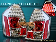 2005 2006 2007 Chrysler 300 300c Clear Led Tail Lights 2005 2006 2007 Chrysler 300 300c Clear Led Tail Lights
