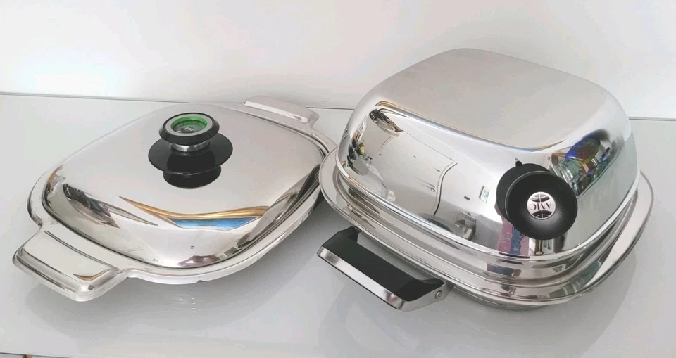  BELLISSMO KIT 5 PEZZI AMC  BISTECCHIERA ARONDO  SERIE 28 /28CM - Immagine 3 di 4