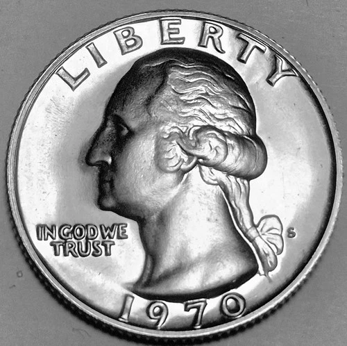 1970S Gem Proof Washington Quarter