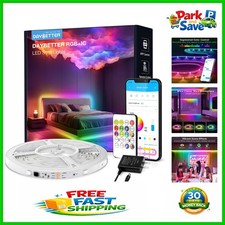 Adjustable Smart LED Strip Lights 16.4 ft - Bluetooth Control Color Changing
