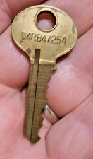 Vintage Old Corbin Cabinet Lock Co New Britain Conn USA Key # B4R847254