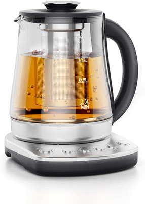 Olayks Electric Kettle with Infuser, Temp Control & Fast Heating, 1.5L