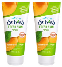 St. Ives Fresh Skin Apricot Scrub, 6 oz Pack of 2 
