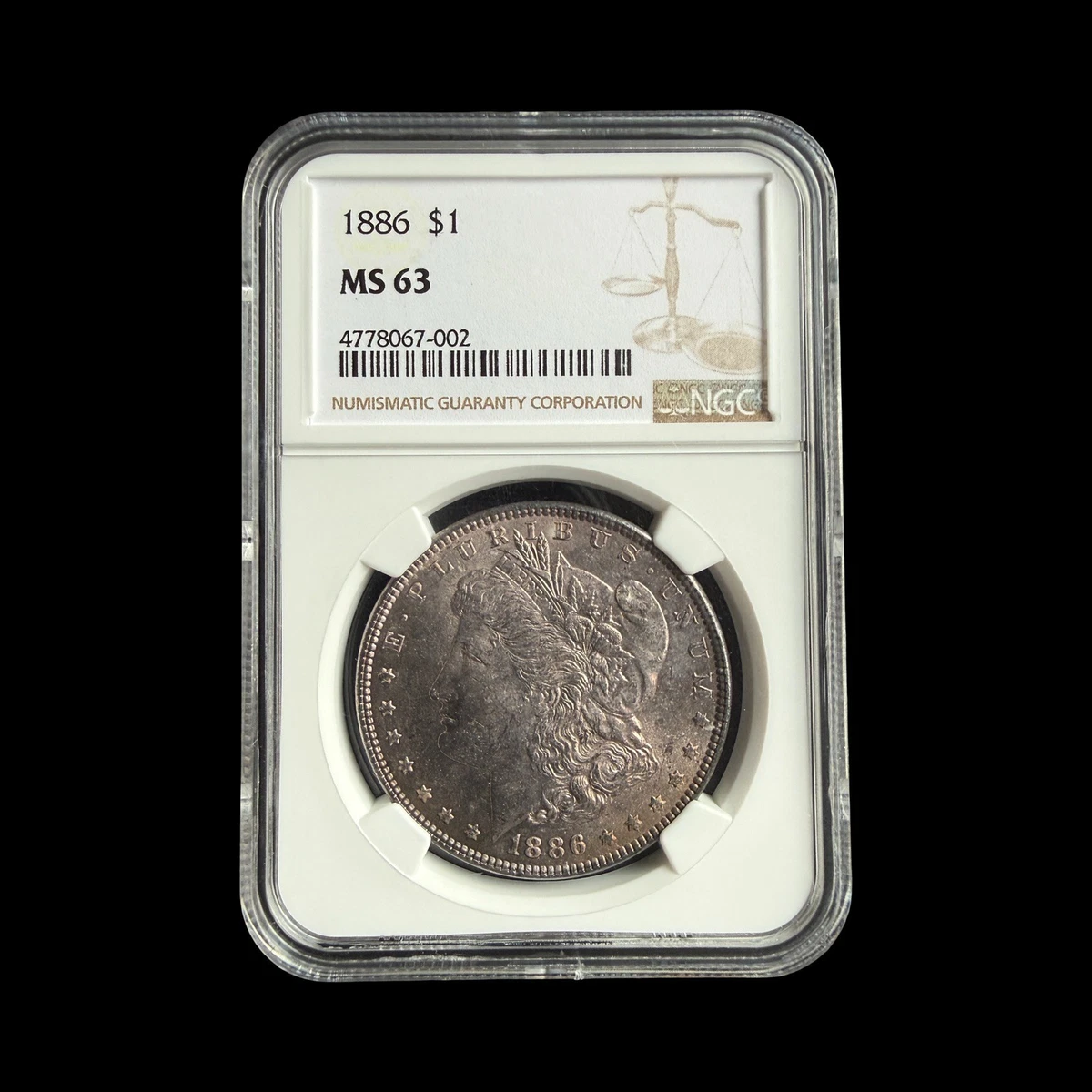 MS 63 Graded 1886 Year Morgan US Dollars (1878-1921) for sale | eBay