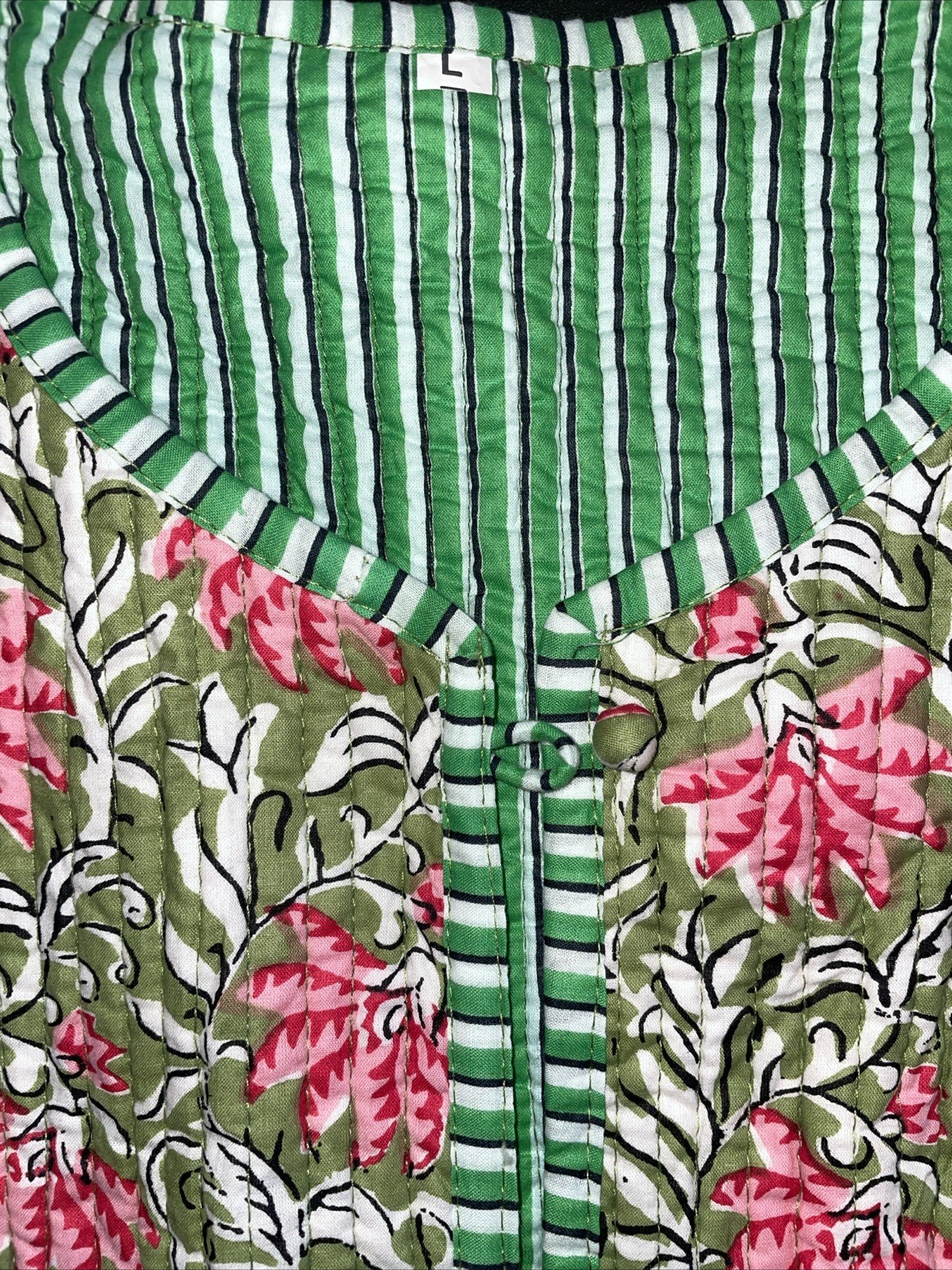 Reversible Quilted Lightweight Jacket Size LARGE … - image 4