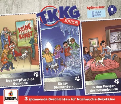 TKKG Junior - Spürnasen- Box 5 (Folgen 13 - 15) Stefan Wolf Audio-CD 3 Audio-CDs