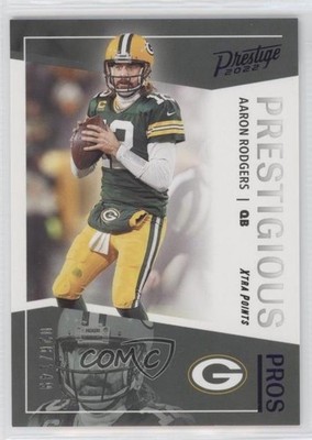 2022 Panini Prestige Prestigious Pros Xtra Points Purple /149 Aaron Rodgers 0s55