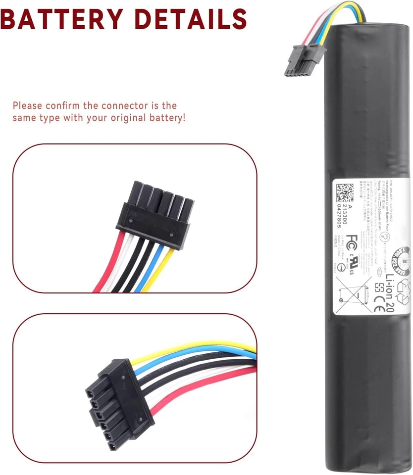 Аккумулятор 205 0011 4200 мАч для Neato D3 D4 D5 D6 D7 D3 D301 D303 D5 D502 D503 - Изображение 4 из 4