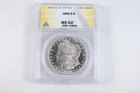 NobleSpirit Morgan SILVER Dollar 1882-S ANACS Ms-62 OBV DEEP MIRROR PROOFLIKE