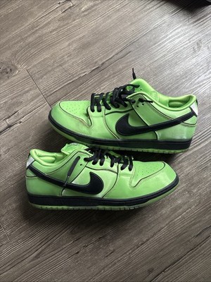 Nike the Powerpuff Girls Dunk Pro SB QS Low Buttercup Size 14