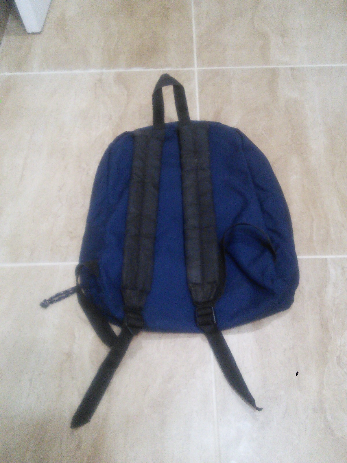 Vintage 90s JanSport Backpack Navy Blue Made In USA RARE image 2