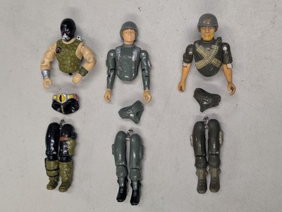 Vintage Hasbro GI Joe - Hawk, Rock 'n Roll, Croc Master - Incomplete