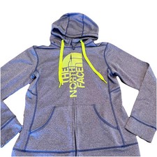 The North Face Sweater Womens Small Blue Full Zip Hoodie Athleisure Outdoors Gym