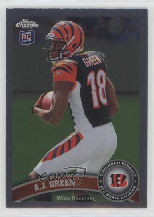 2011 Topps Chrome AJ Green (Back Turned) #150 0ru6