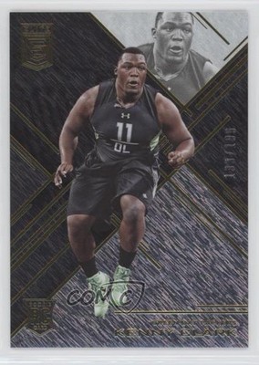 2016 Donruss Elite Elite Rookies Black 133/199 Kenny Clark #117 Rookie RC 0b3