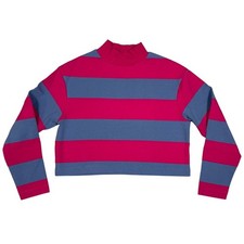 Anthropologie Dolan Left Coast Womens Size XS Rugby Mock-Neck Pullover Shirt