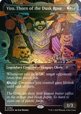 MTG English Vito, Thorn of the Dusk Rose (Rainbow Foil) NM Foil Secret Lair