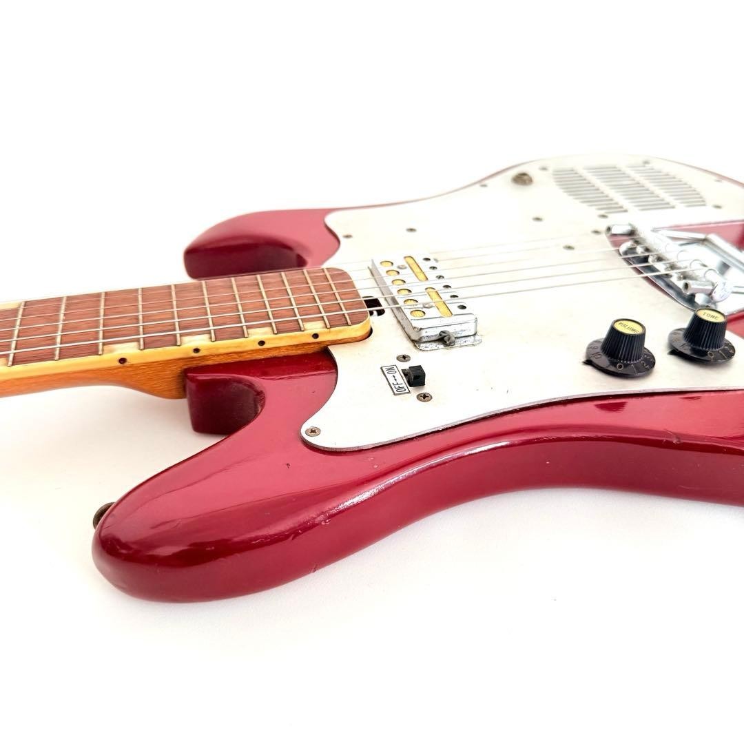 TEISCO TRG-1L Built-in Amp & Speaker Foil PU Vintage Rare Guitar
