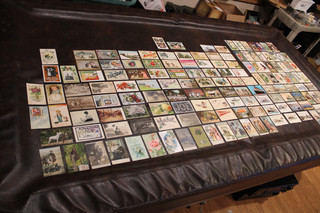 Lotto 200 cartoline antiche 1900 1909 barche vacanze francobolli