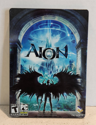 Aion (PC DVD-Rom, 2009, 2-Discs) Steelbook Edition Complete w/Game manual CIB