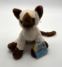 Webkinz Siamese HM160 Cat Plush With Code