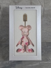 Disney x Baublebar Bag Charm Disney Mickey Mouse Pink Red Enamel Heart Bag HTF
