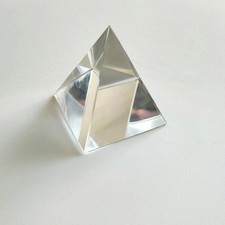 Optical Glass Crystal Pyramid Prism Science Optics Experiment Rainbow Maker