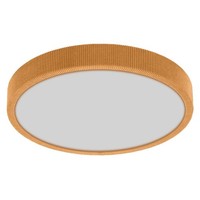 Led Deckenleuchte Stoff Orange Osram 3000K Click-Dim Ø39Cm Flur Deckenlampe BüRo
