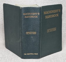 Machinerys Handbook 15th Edition 1957 Oberg Jones Drafting Room Machine Shop