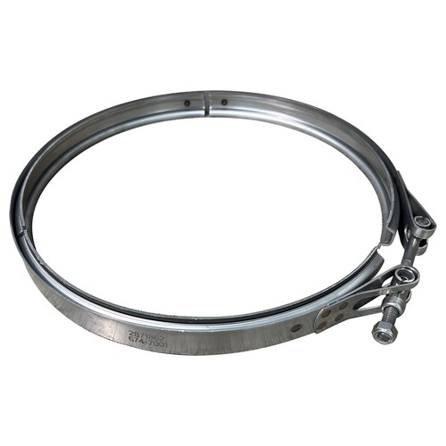 V-Band 12" DPF Exhaust Clamp Fits Cummins Engines OE # 2871862 674-7001 - Picture 3 of 4
