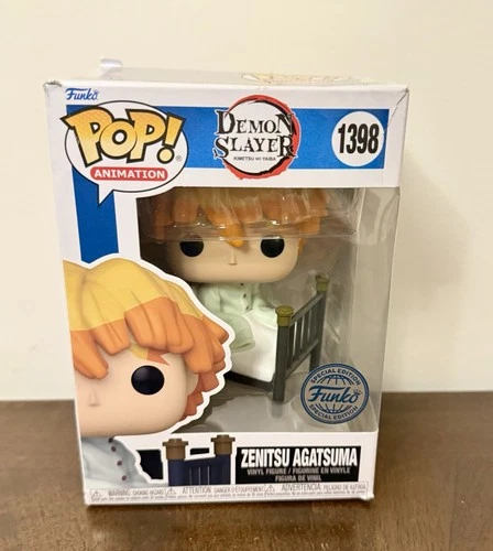 NEW⚡️Funko Pop! x Demon Slayer: Kimetsu no Yaiba Zenitsu Agatsuma Bed Figure🥷