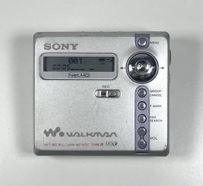 Sony Walkman MZ-N707 NET-MD Type R Minidisc MD Recorder Player Silver | Tested