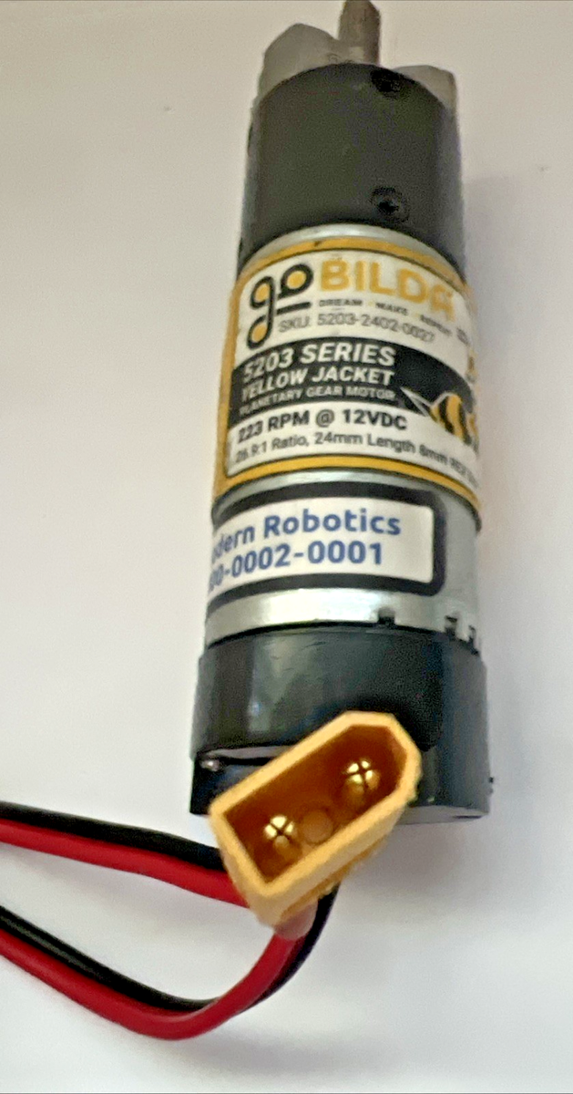 goBilda 5203-2402-0027, Yellow Jacket Planetary Gear Motor, 24mm