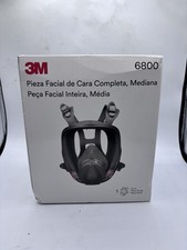3M Gas Mask 6800 Full Face Reusable Respirator  Full Face Gas Mask Size Medium