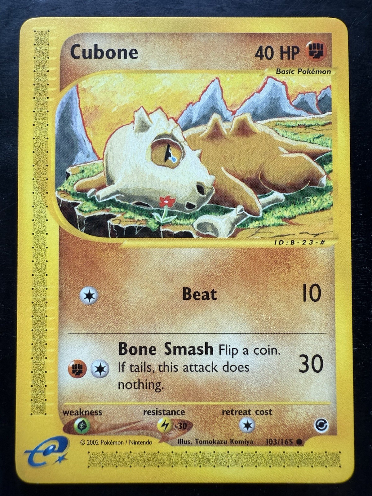 Pokemon Cubone 103/165 Expedition Base Set Regular Common (NM)