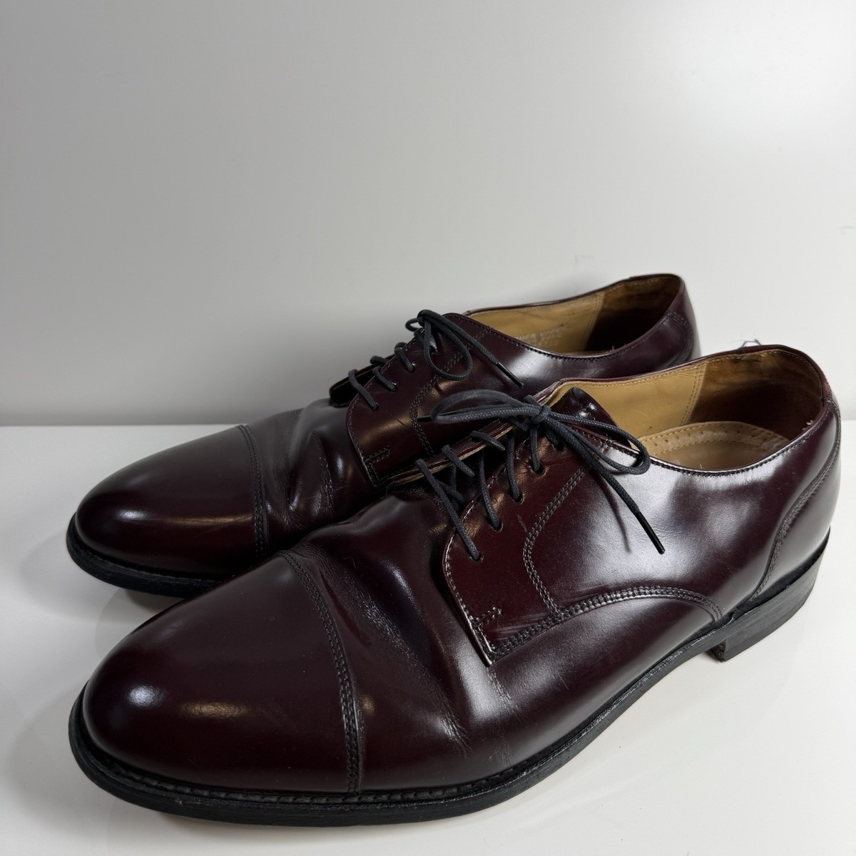 Bostonian Classics Dress Shoes First Flex Leather Burgundy Mens Size 10.5  C/A | eBay