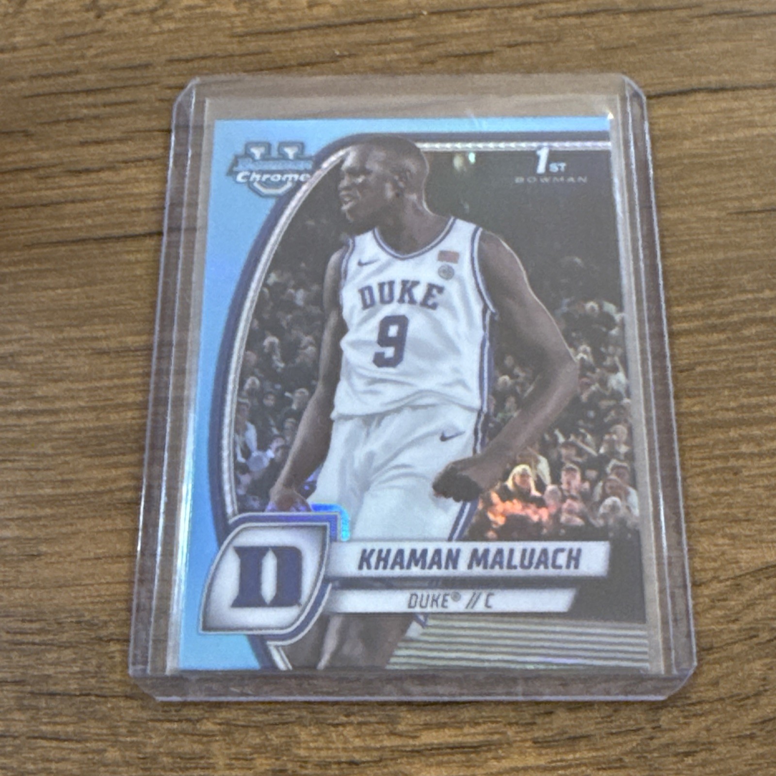 2024-25 Bowman U Chrome - Khaman Maluach Sky Blue Refractor #46