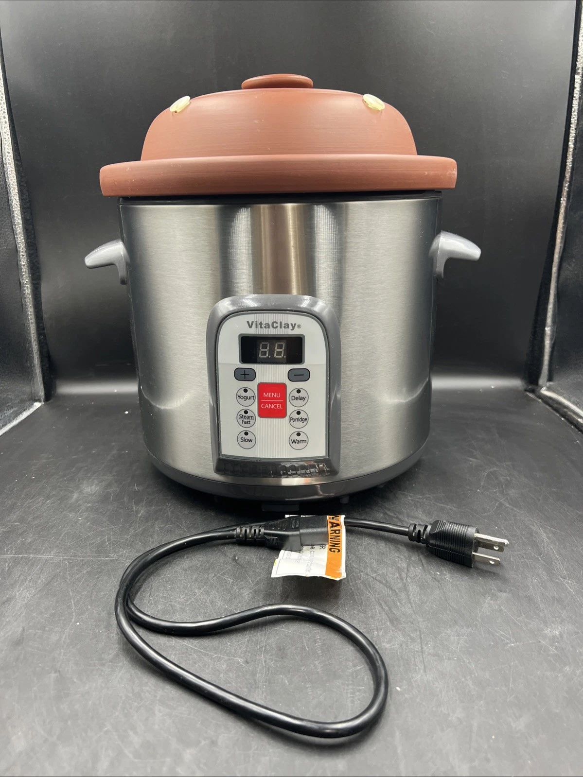 VitaClay Smart Organic Multi Cooker Slow Cooker Yogurt Maker Clay Pot