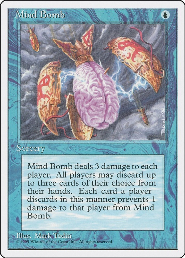 Mind Bomb - 87 - Fourth Edition - MTG