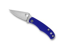 Spyderco Knives Bug C133GBLP Blue G-10 Sandvik 12C27 Stainless Pocket Knife