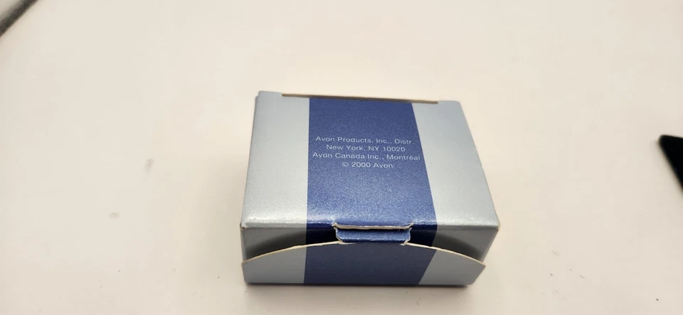 Anillo Avon Plata Esterlina Jade Genuino y Topacio Azul Genuino - Talla 8 - 2000 Foto 3 de 3