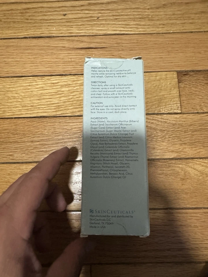 Tónico revitalizante Skinceuticals refinador de poros piel normal o seca 8 OZ Foto 3 de 4