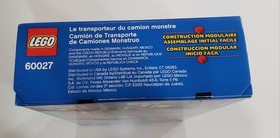 Lego 60027 Monster Truck Transporter NEW!  EXPERIENCED SELLER 20+ yrs City