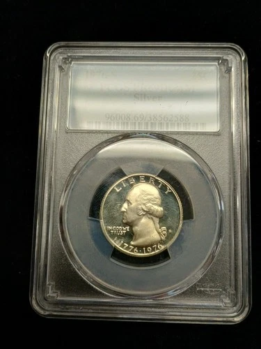 1976 S Proof Silver Washington Quarter PCGS PR69DCAM. NICE Reflective Surfaces!