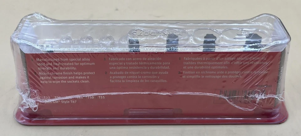 SNAP-ON™ 207EFTXY 3/8" DRIVE T27-T55 TORX SOCKET DRIVER SET (MVP033765) - Image 3 of 3