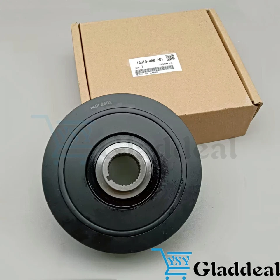 NEW Fit For Honda Acura 06-11 Civic 02-06 RSX Crankshaft Pulley 13810-RRB-A01 - Image 4 of 4