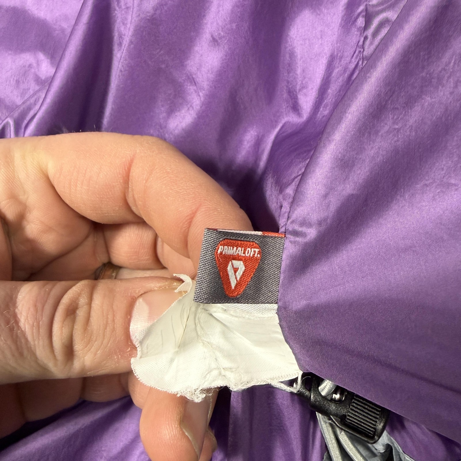 Simms Jacket Womens Large Gray Primaloft Quilted … - image 11